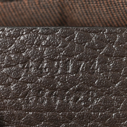 Gucci Monogram Dollar Calfskin Belt Bag Beige Ebony Testa di Moro Marrone Scuro 7 of 9