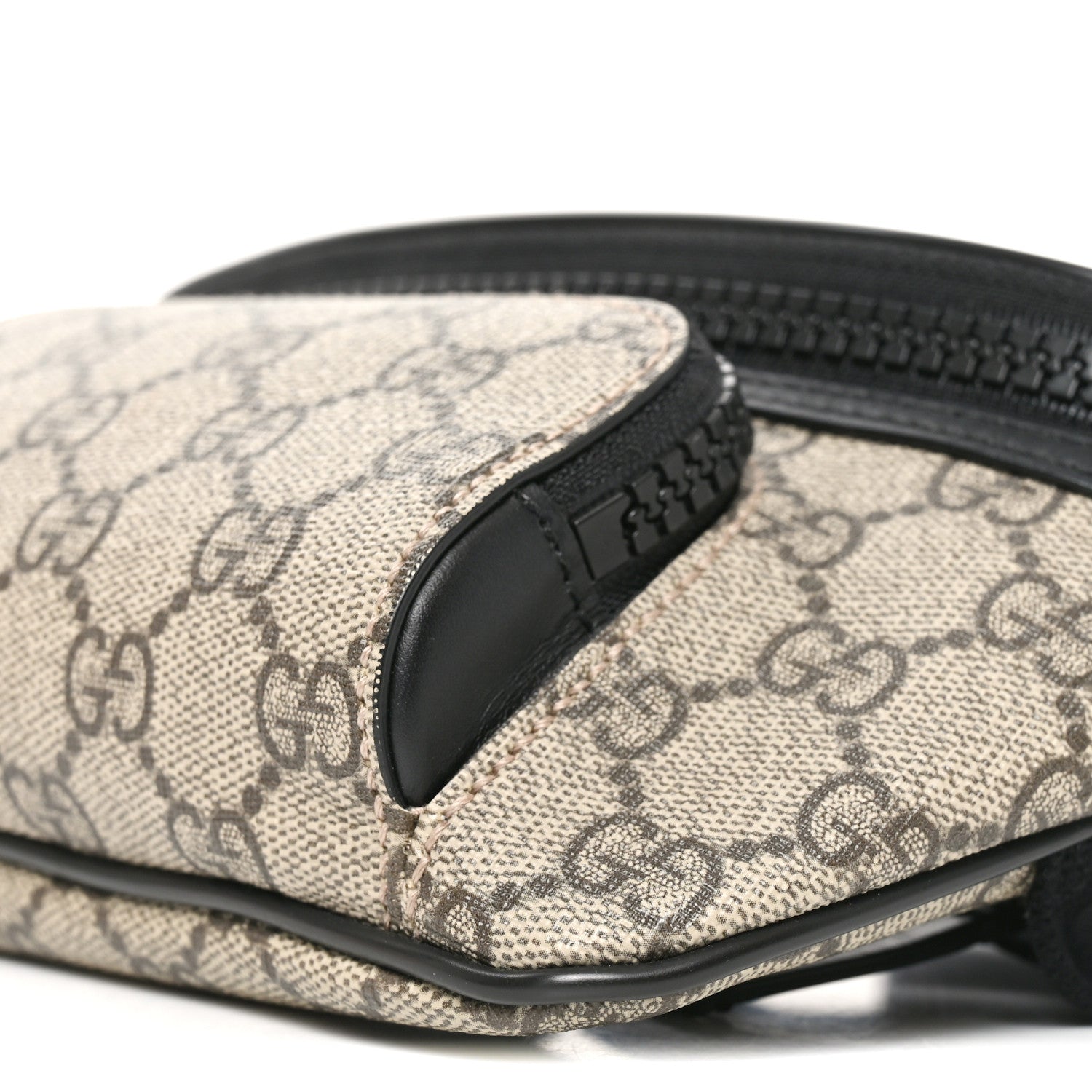 Gucci GG Supreme Monogram Belt Bag Black 9 of 9