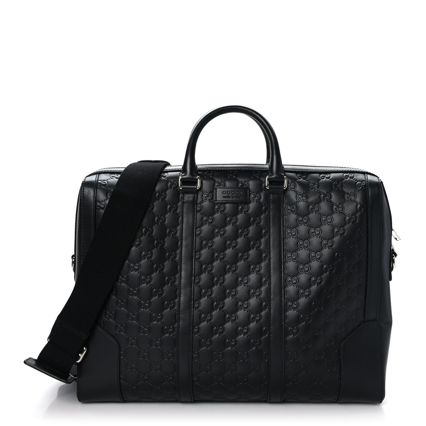 Guccissima Signature Eden Briefcase Black