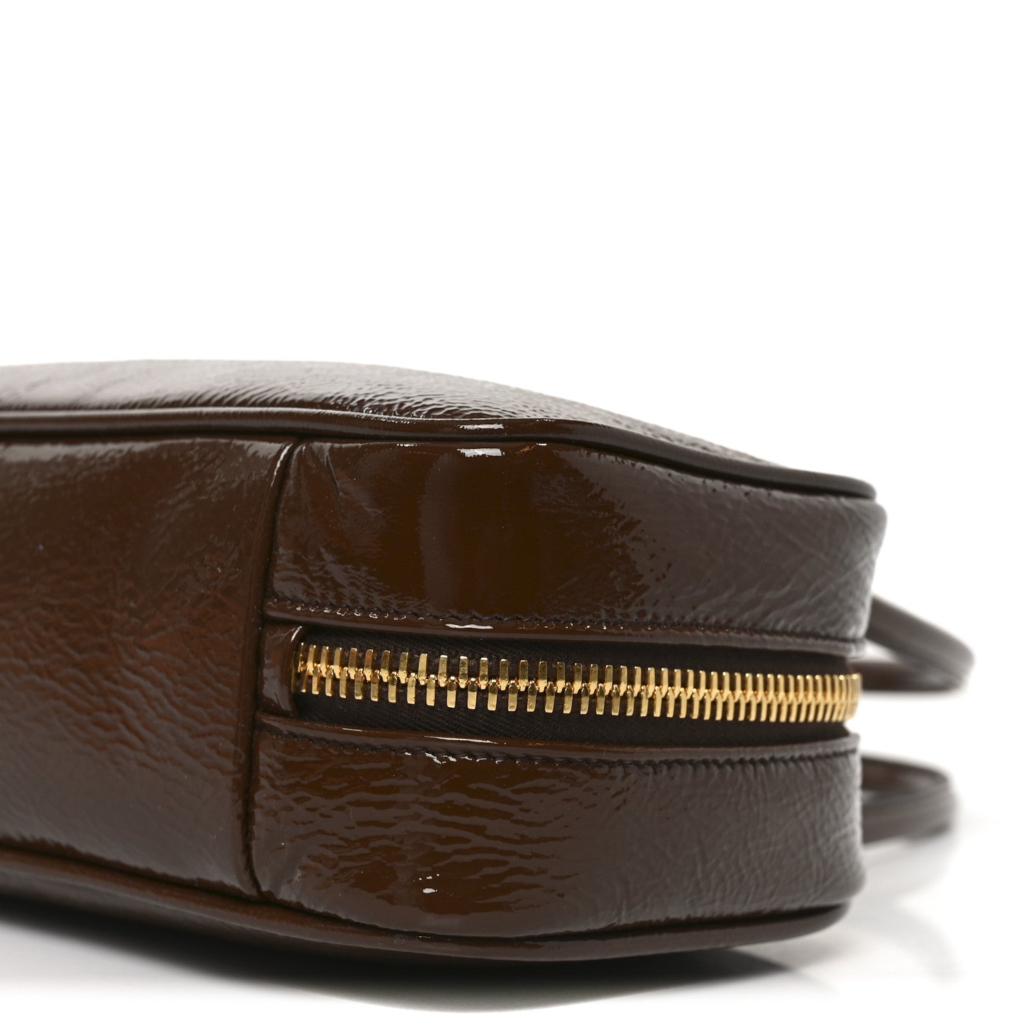 Miu Miu Naplak Patent Small Beau Top Handle Bag Palissandro 9 of 9