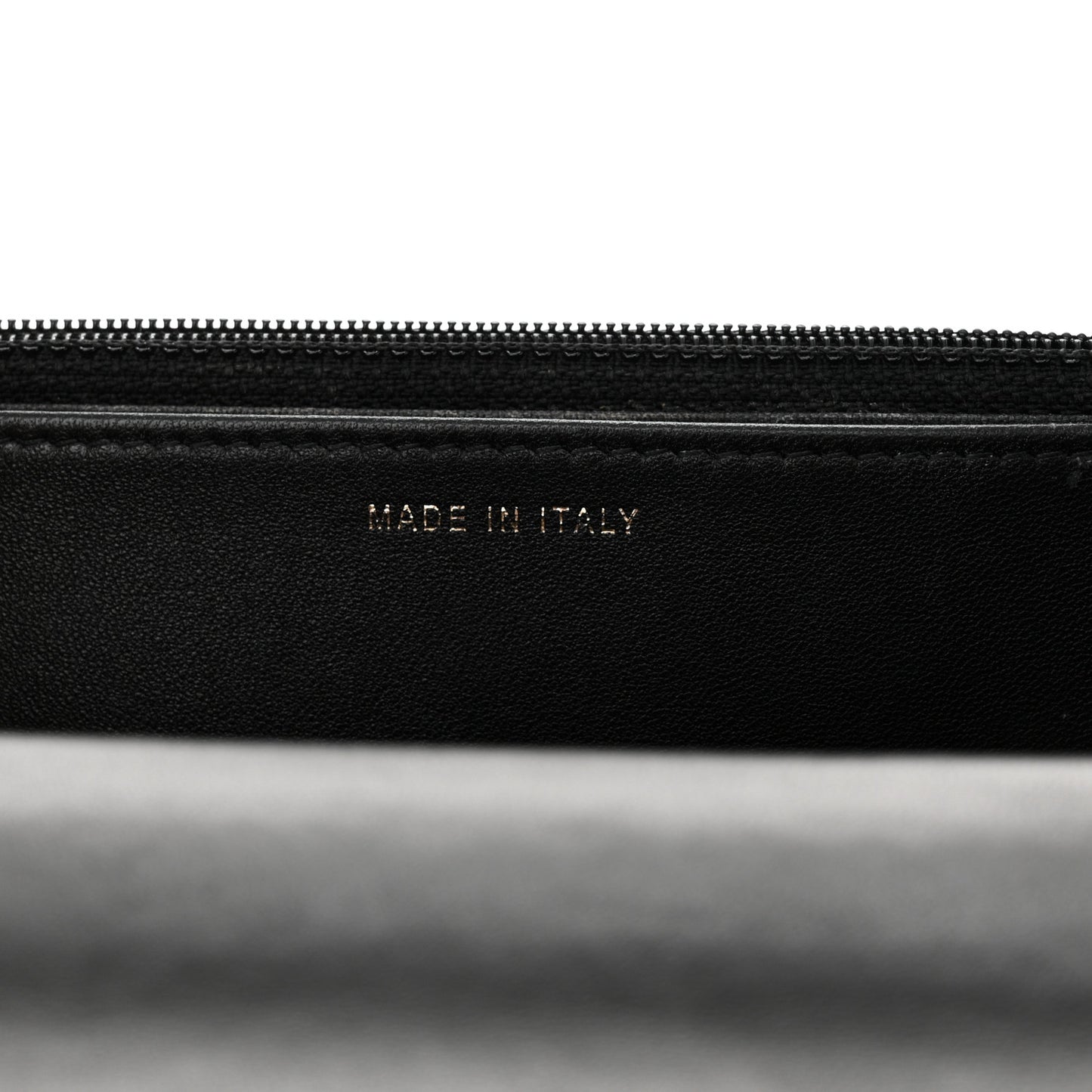 Lambskin Quilted Trendy CC Wallet On Chain WOC Black