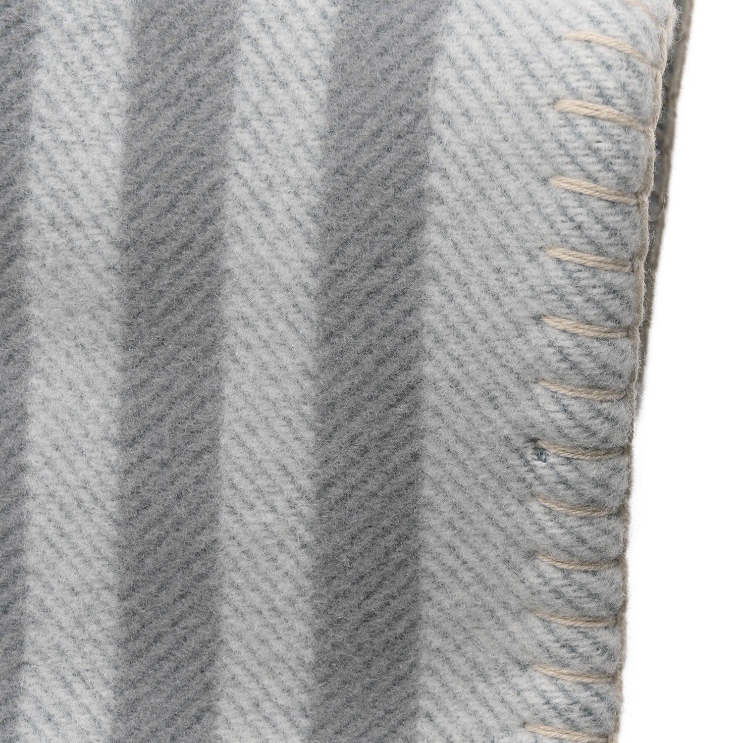 Hermes Wool Cashmere Ithaque Blanket Gris Perle 4 of 4