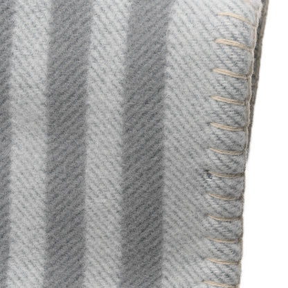 Hermes Wool Cashmere Ithaque Blanket Gris Perle 4 of 4