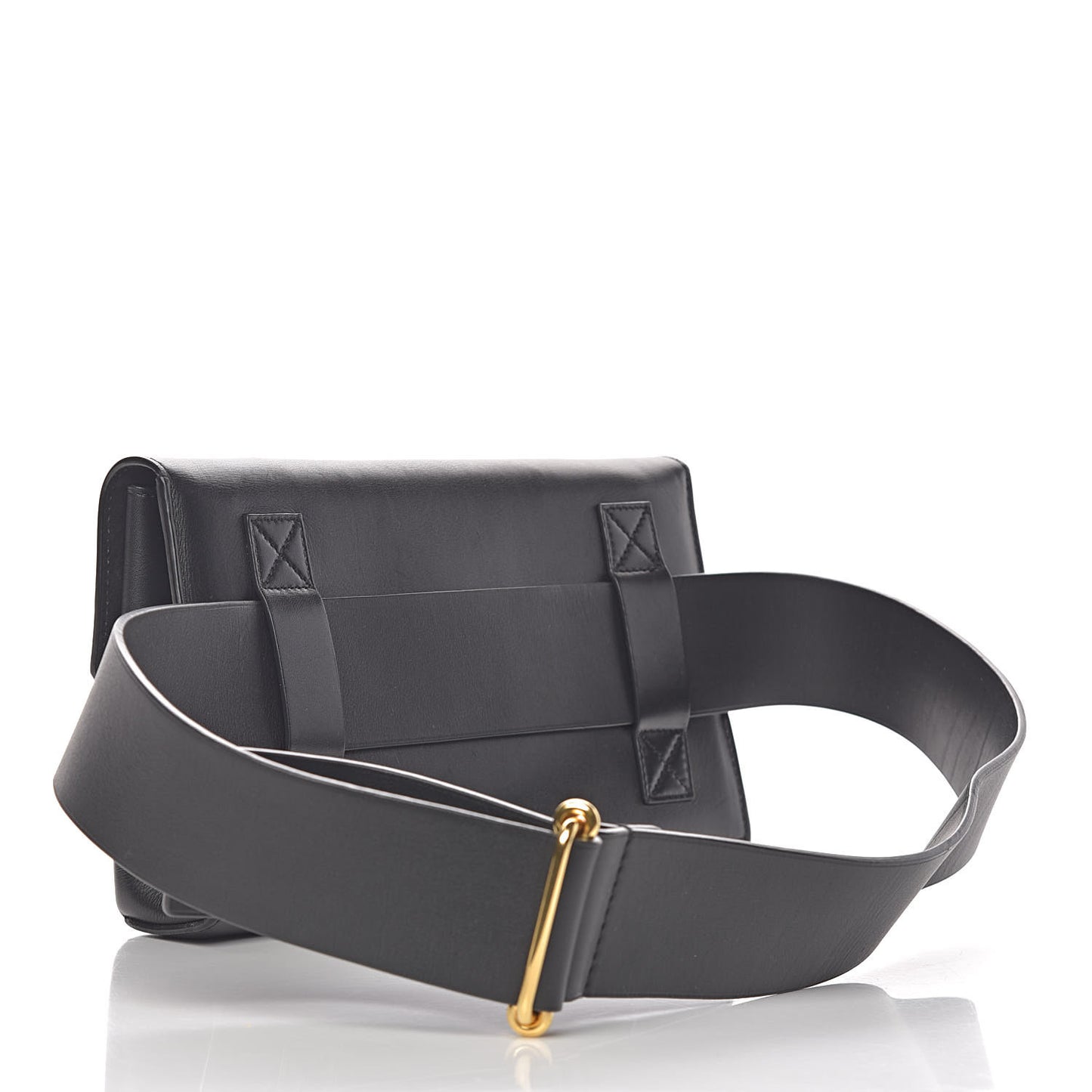 Natural Calfskin Bum Bag Black