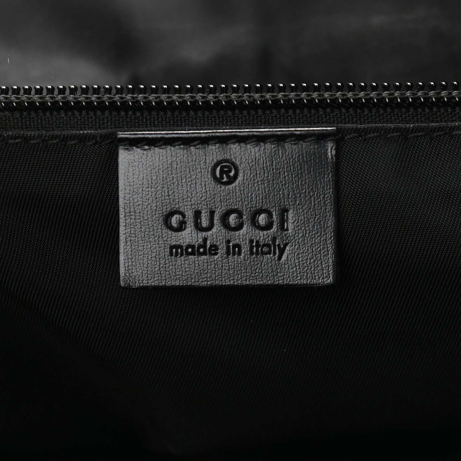 Gucci Coated Canvas Interlocking G Travel Backpack Black 6 of 13