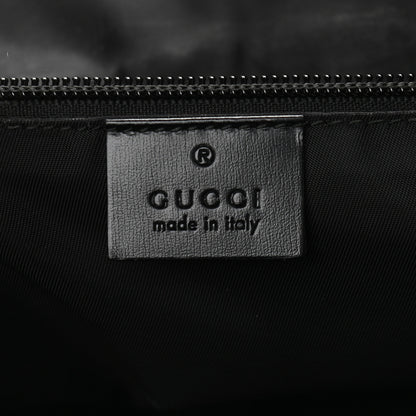Gucci Coated Canvas Interlocking G Travel Backpack Black 6 of 13