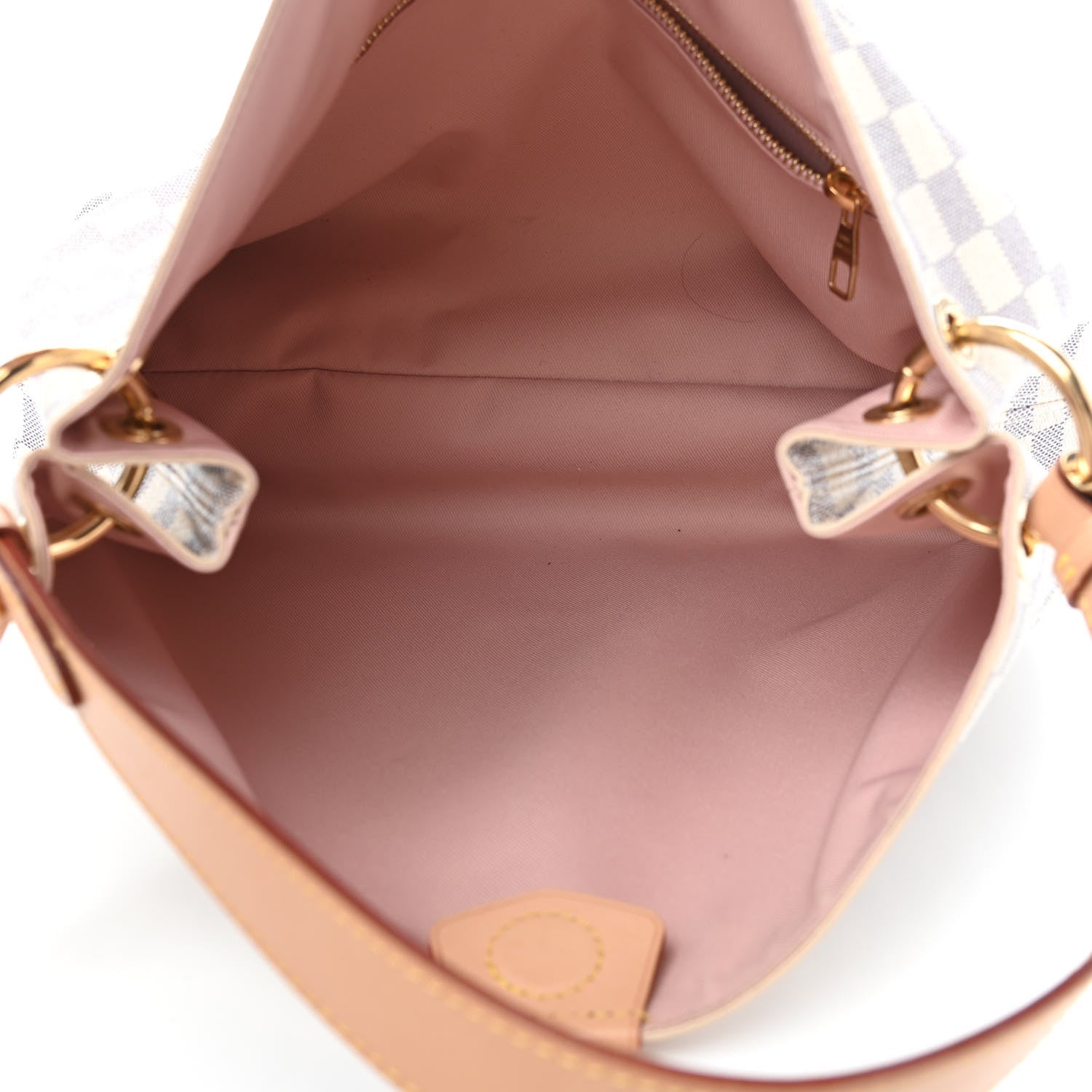 Louis Vuitton Damier Azur Graceful PM Rose Ballerine 4 of 8