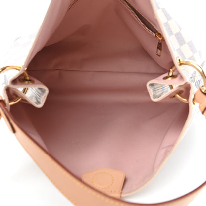 Louis Vuitton Damier Azur Graceful PM Rose Ballerine 4 of 8