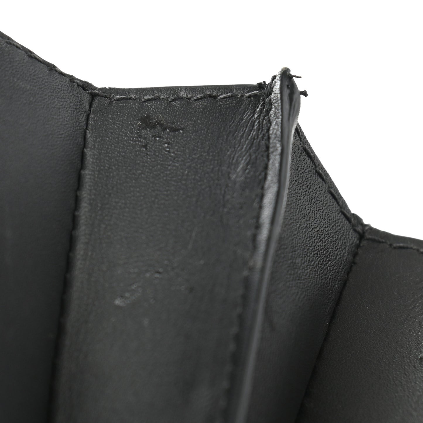 Nappa Intrecciato Medium Woven Clutch Black