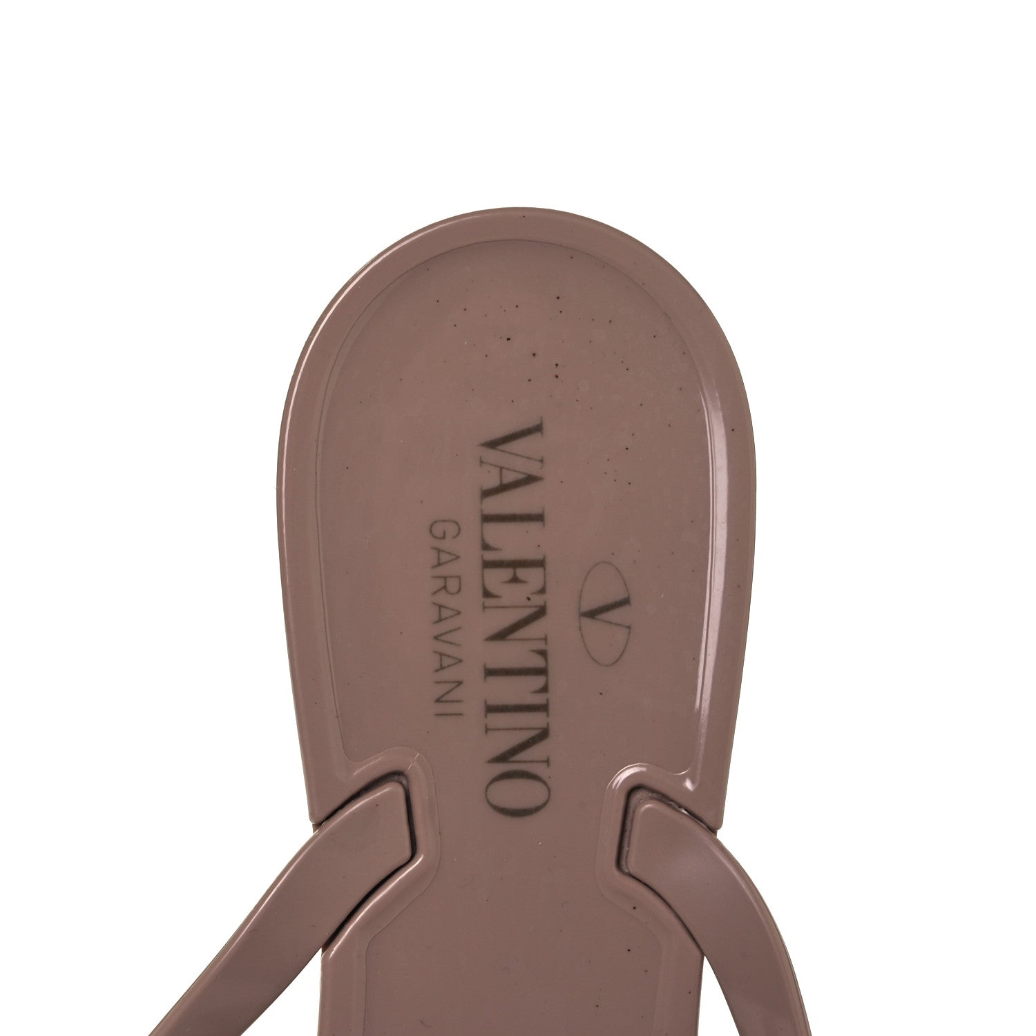 Valentino Garavani PVC Jelly Rockstud Bow Thong Sandals 41 Poudre 27 of 28