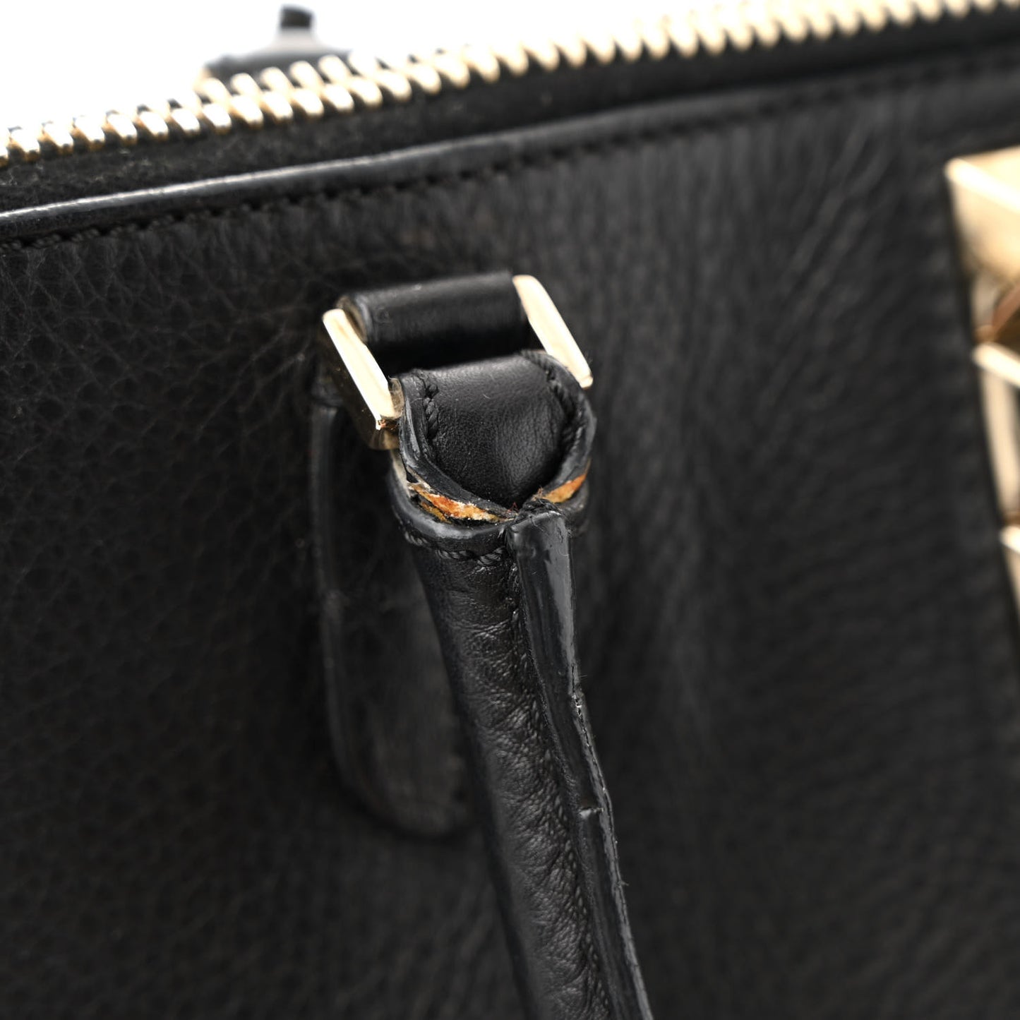 Grained Calfskin Va Va Voom Shoulder Bag Black