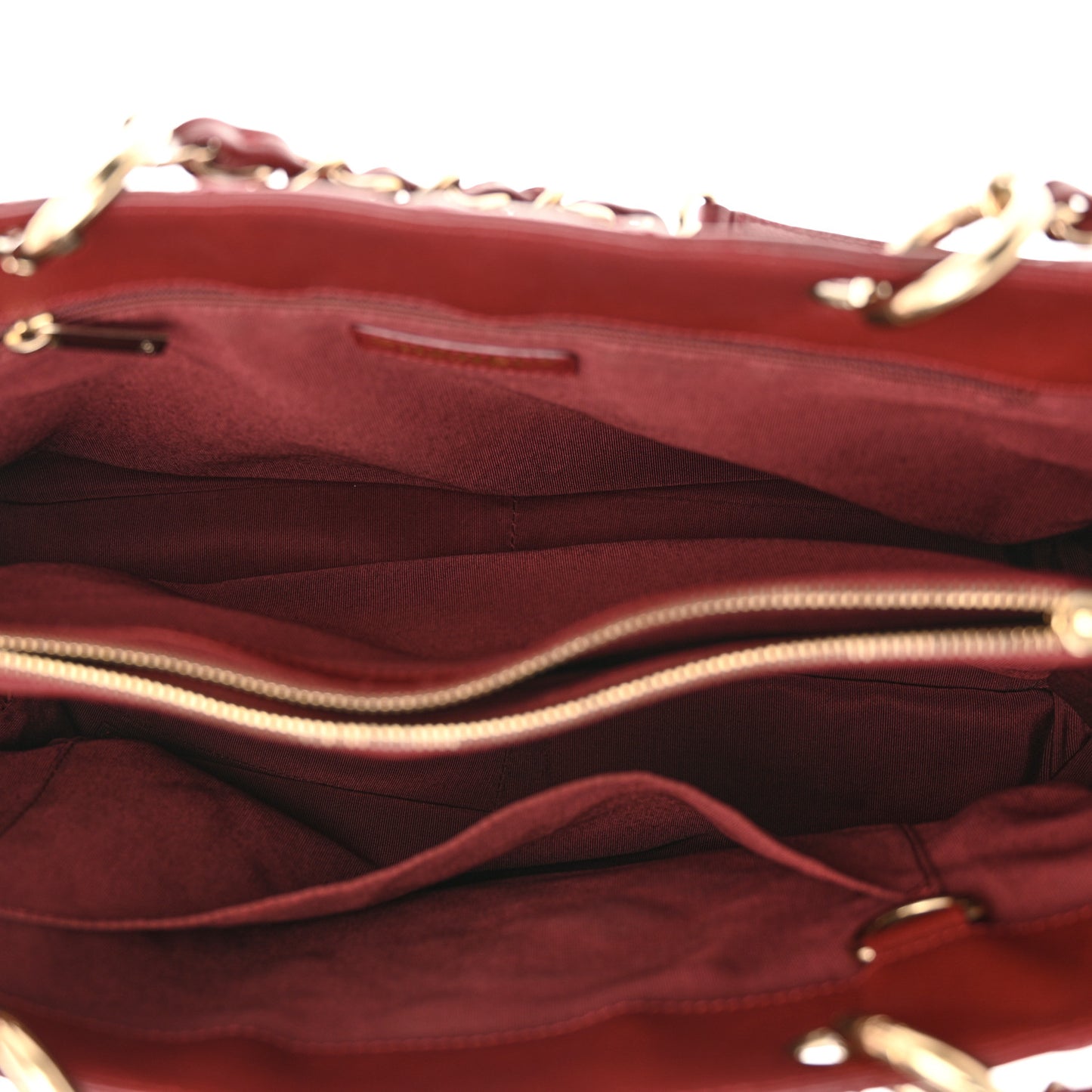 Caviar Quilted Grand Shopping Tote GST Red