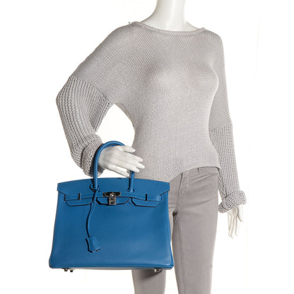 Hermes Epsom Birkin 35 Mykonos 2 of 24