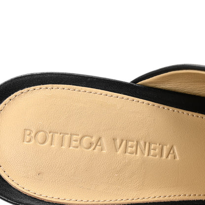 Bottega Veneta Lambskin Stretch Canalazzo Sandals 37.5 Black 8 of 8