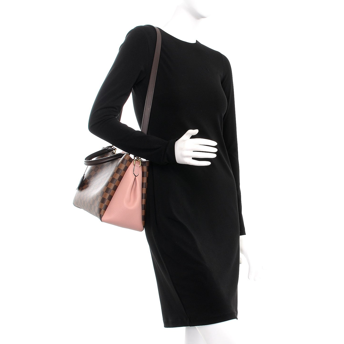 Damier Ebene Cuir Taurillon Brittany Magnolia
