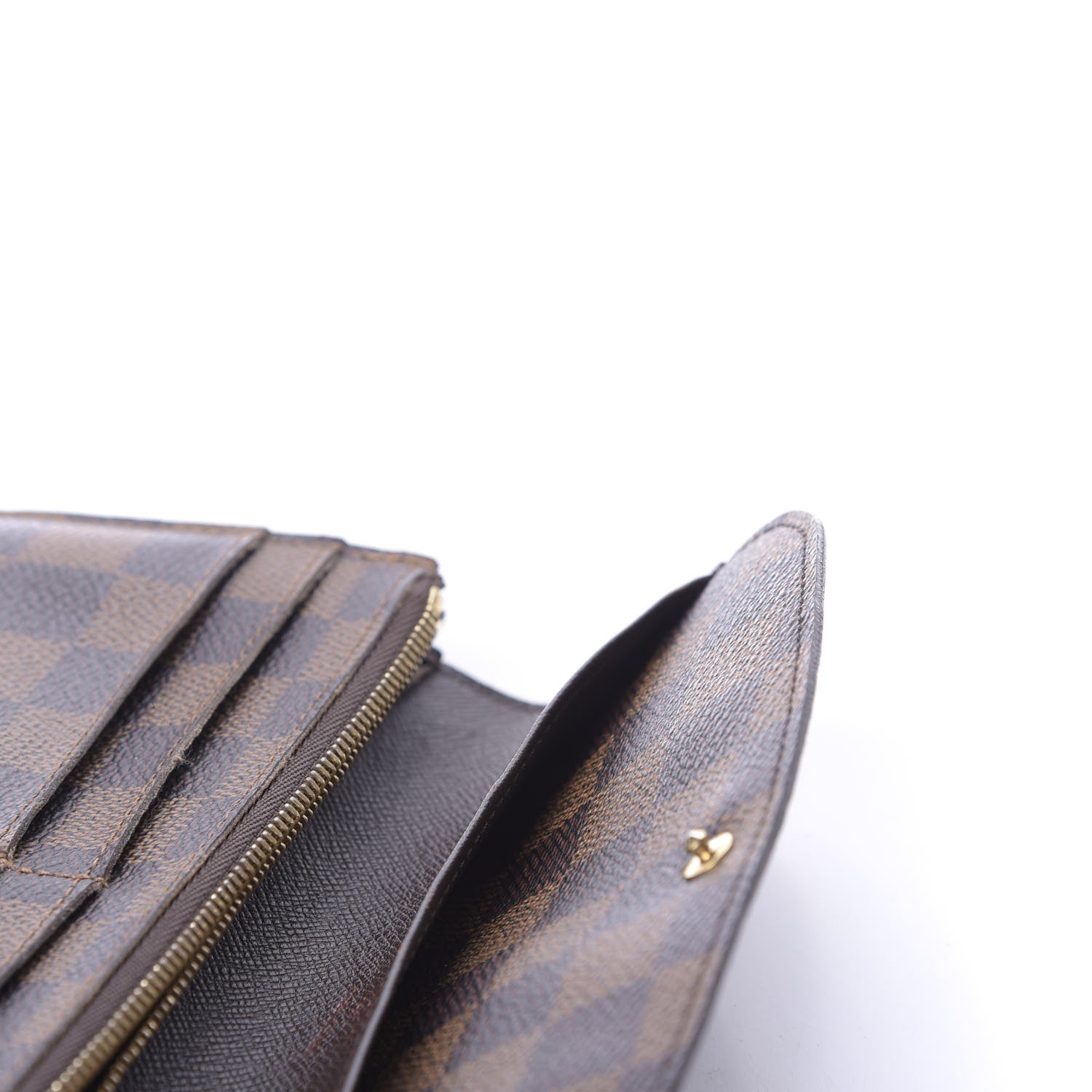 Louis Vuitton Damier Ebene Emilie Wallet 10 of 12