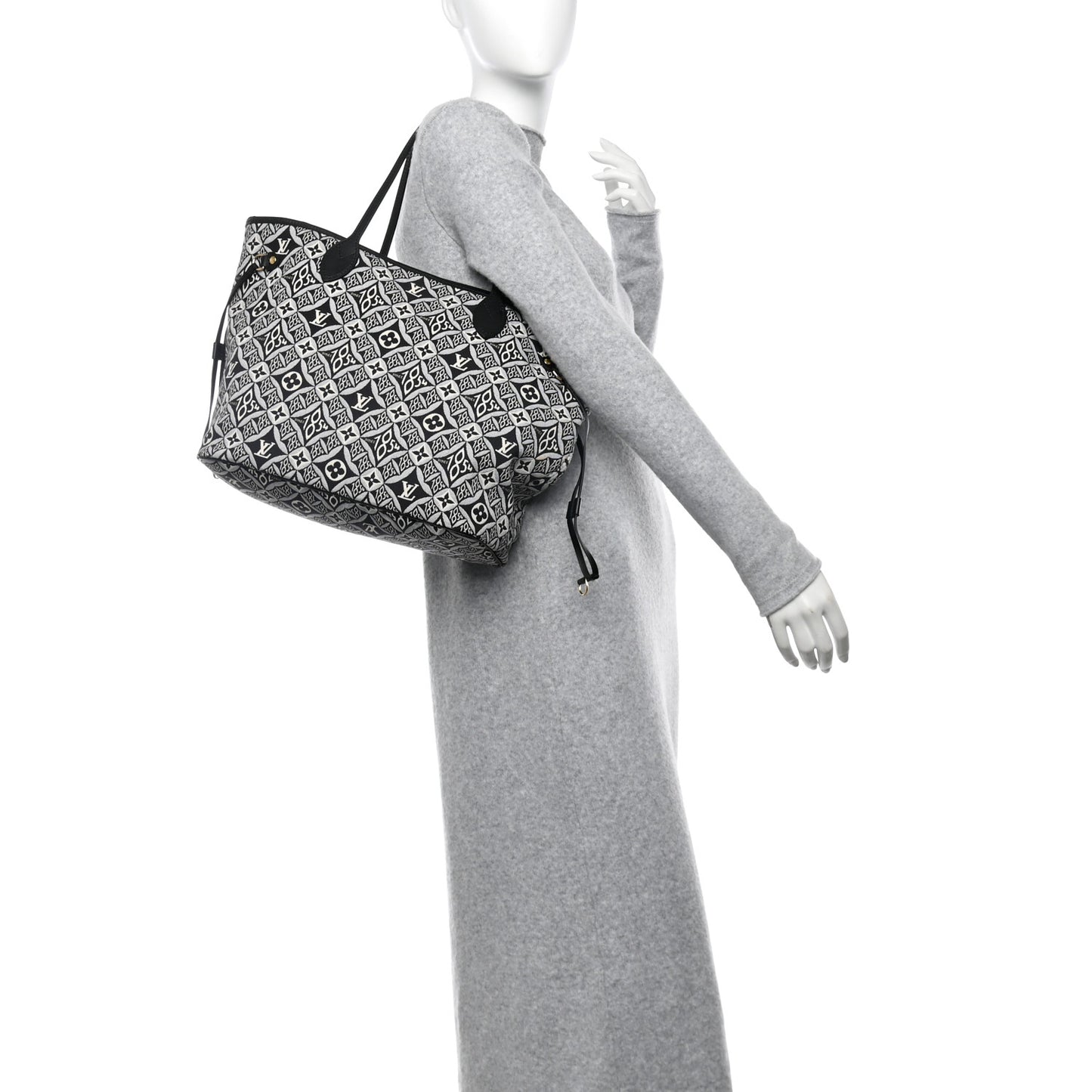 Jacquard Since 1854 Neverfull MM Grey