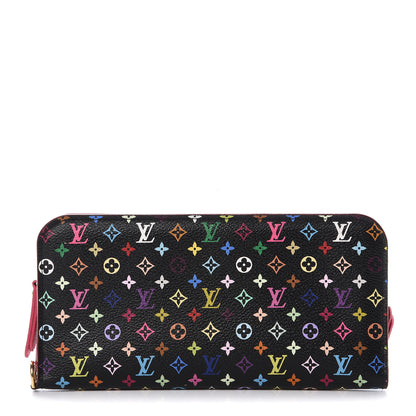 Louis Vuitton Monogram Multicolor Insolite Wallet Black Grenade 1 of 8