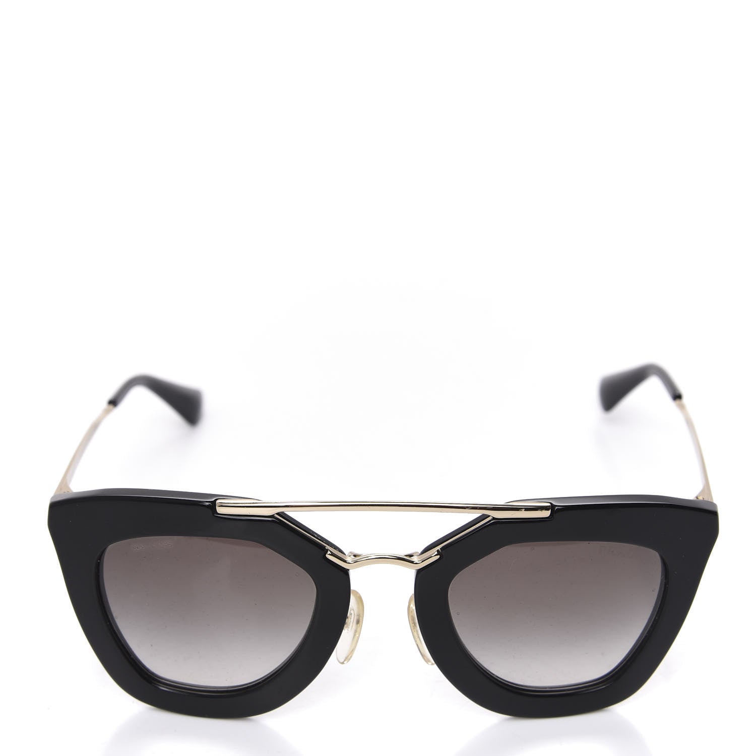 Prada Acetate Cinema Sunglasses SPR 09Q Black 2 of 9