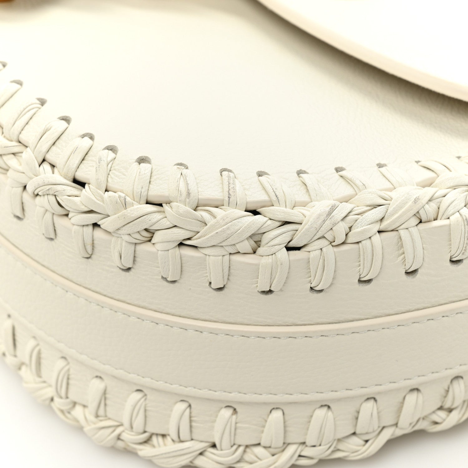 Christian Dior Grained Calfskin Medium Whipstitched Bobby Bag White 10 of 15