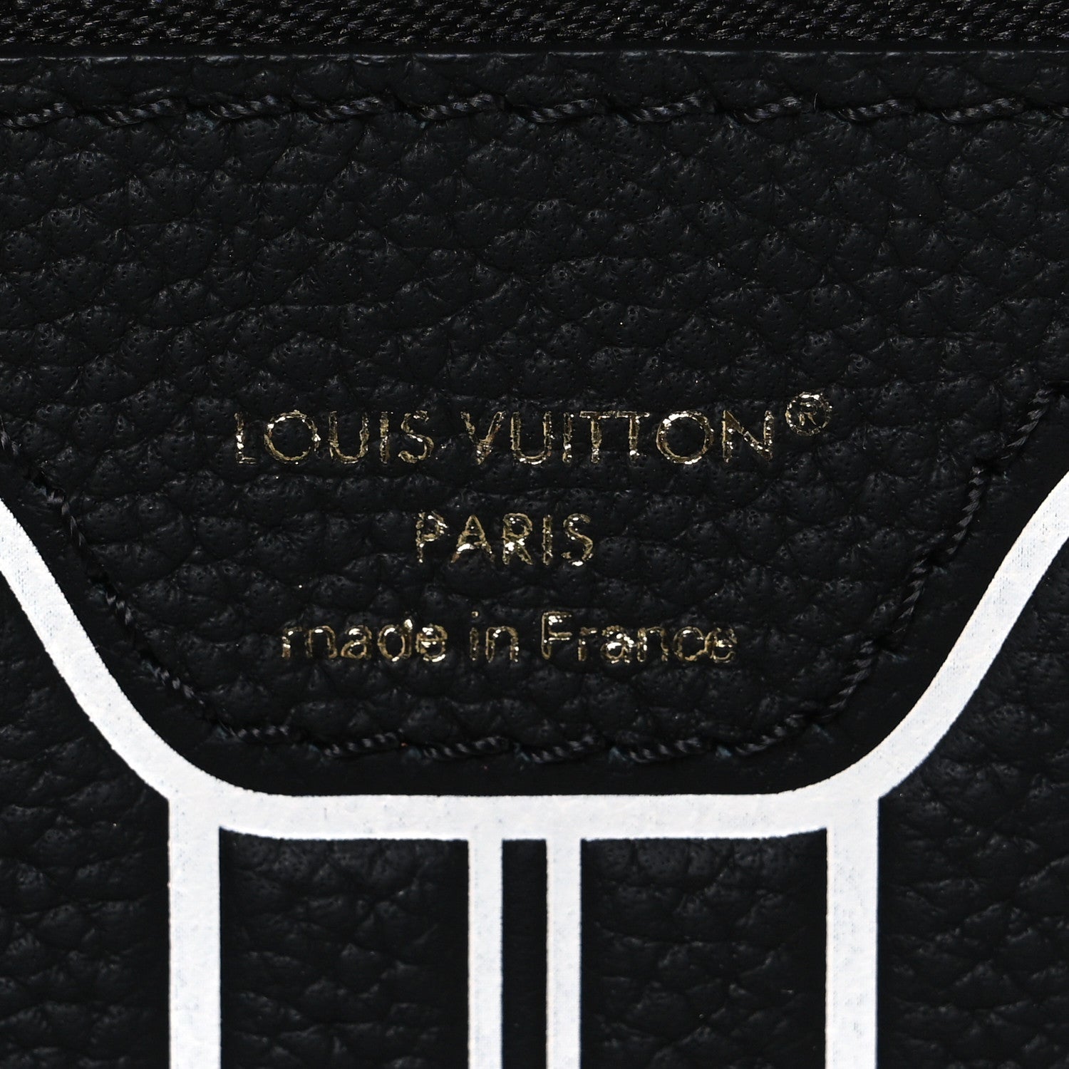 Louis Vuitton Calfskin Neverfull Inside Out MM Pochette Black 6 of 6