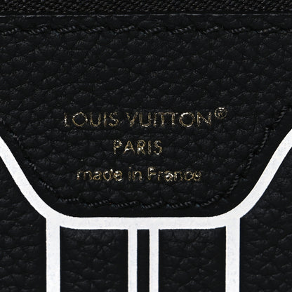 Louis Vuitton Calfskin Neverfull Inside Out MM Pochette Black 6 of 6