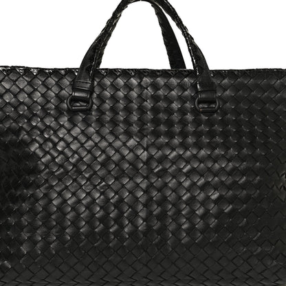 Bottega Veneta Nappa Intrecciato Ayers Brick Tote Black 9 of 11