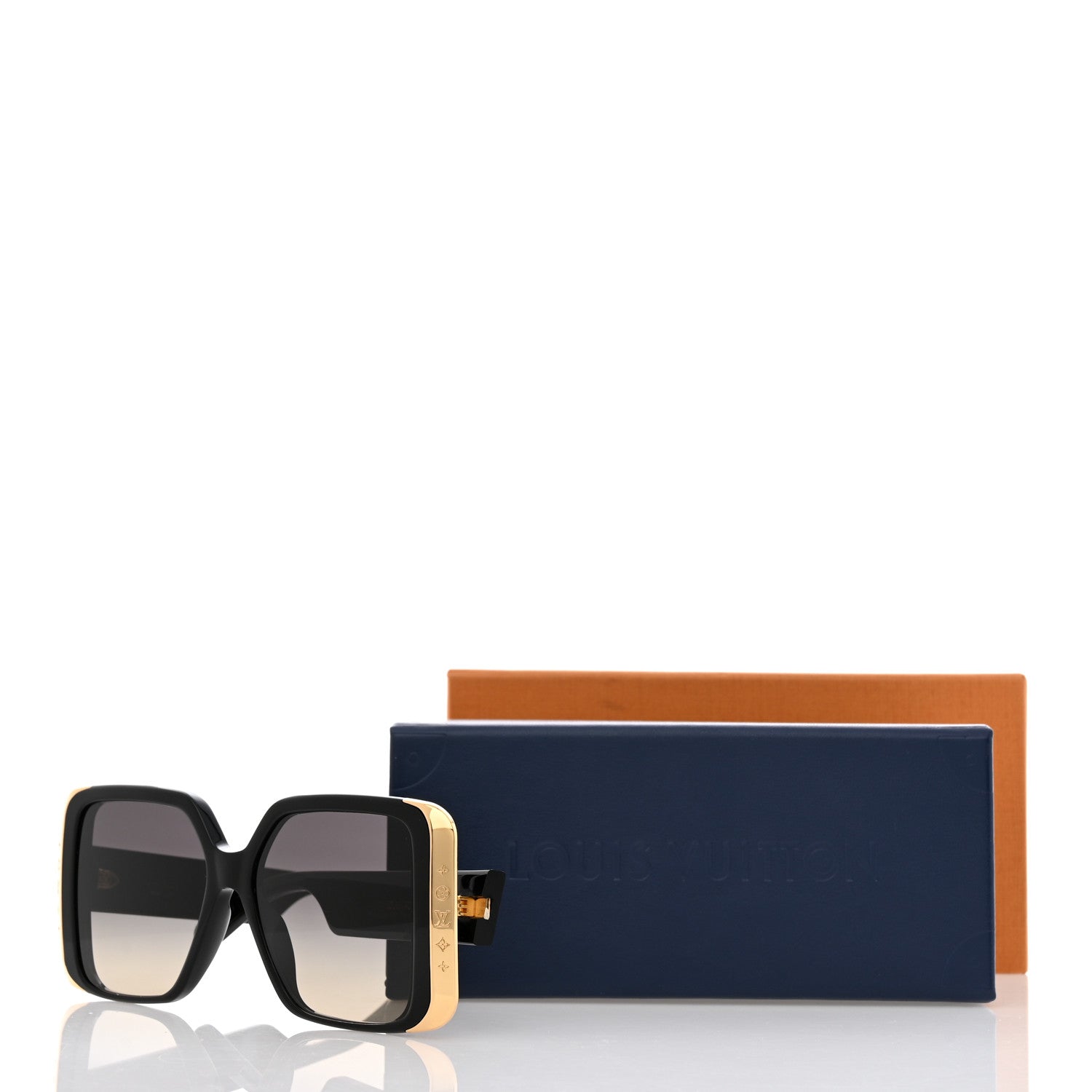 Louis Vuitton Acetate LV Moon Square Sunglasses Z1664E Black 9 of 9