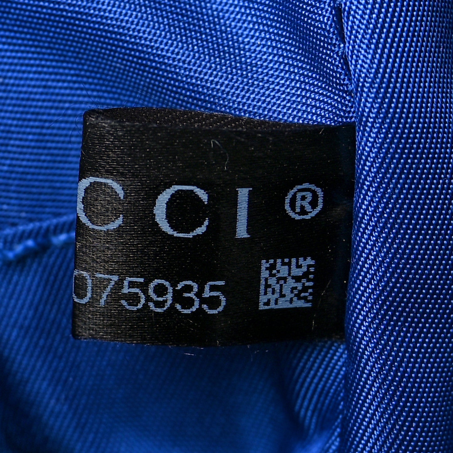 Econyl Nylon Monogram Off The Grid Backpack Guilted Blue Black