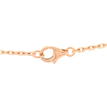 Cartier 18K Pink Gold Diamond Interlocking LOVE Necklace 7 of 9