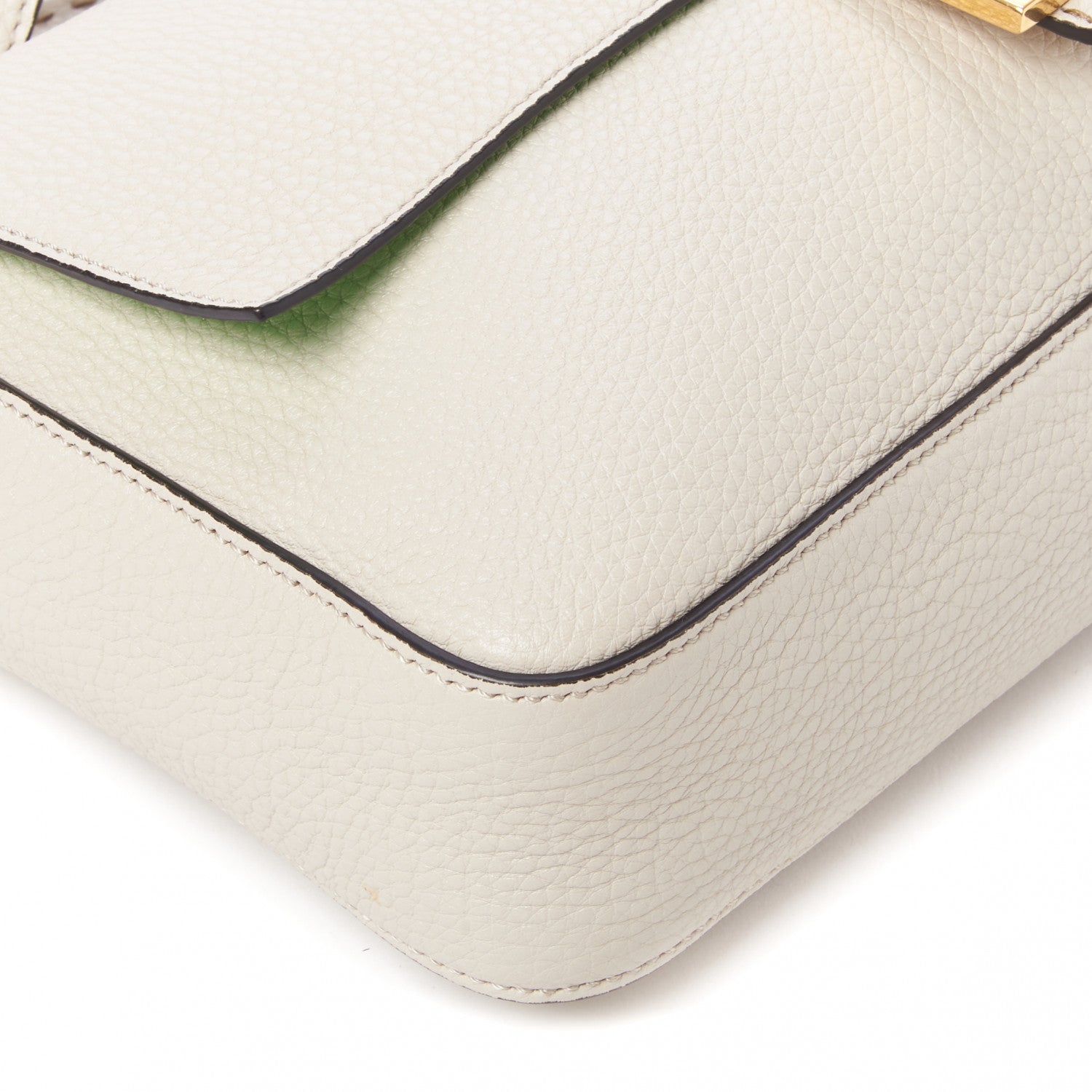 Fendi Cuoio Romano Selleria Large Baguette Latte 5 of 7