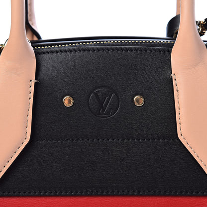 Louis Vuitton Calfskin City Steamer MM Rouge Black 9 of 10