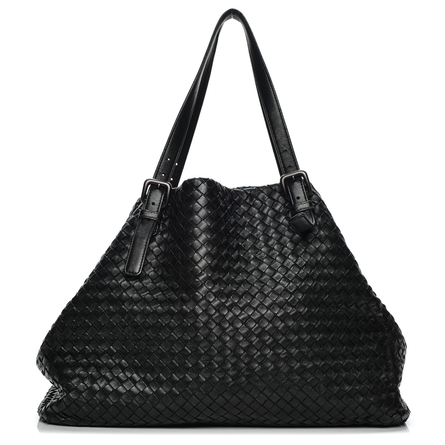 Bottega Veneta Nappa Intrecciato Large Seamless Tote Nero Black 1 of 15