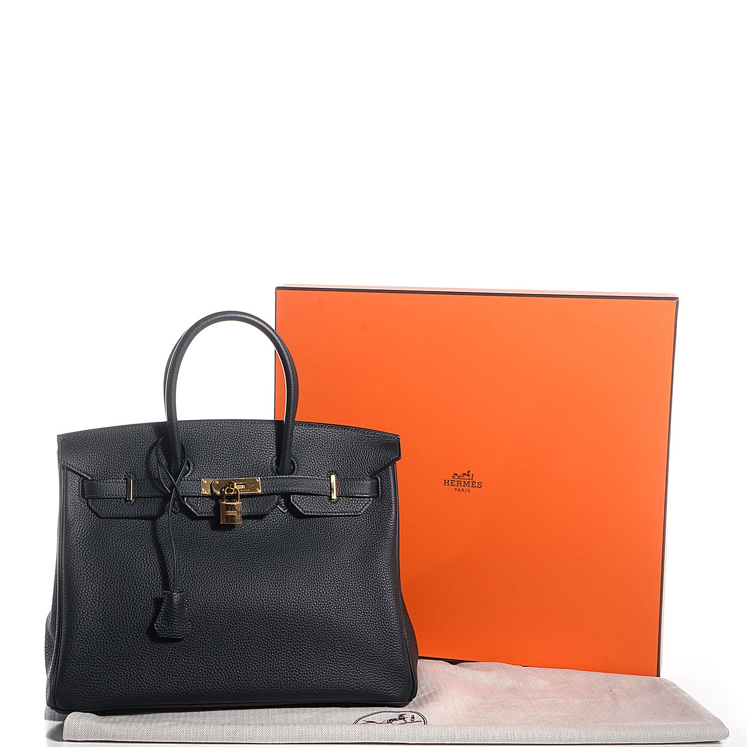 Hermes Togo Birkin 35 Bleu Ocean 4 of 25