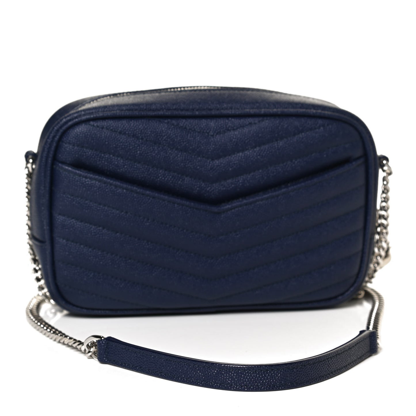 Grain De Poudre Matelasse Monogram Mini Lou Camera Bag Denim