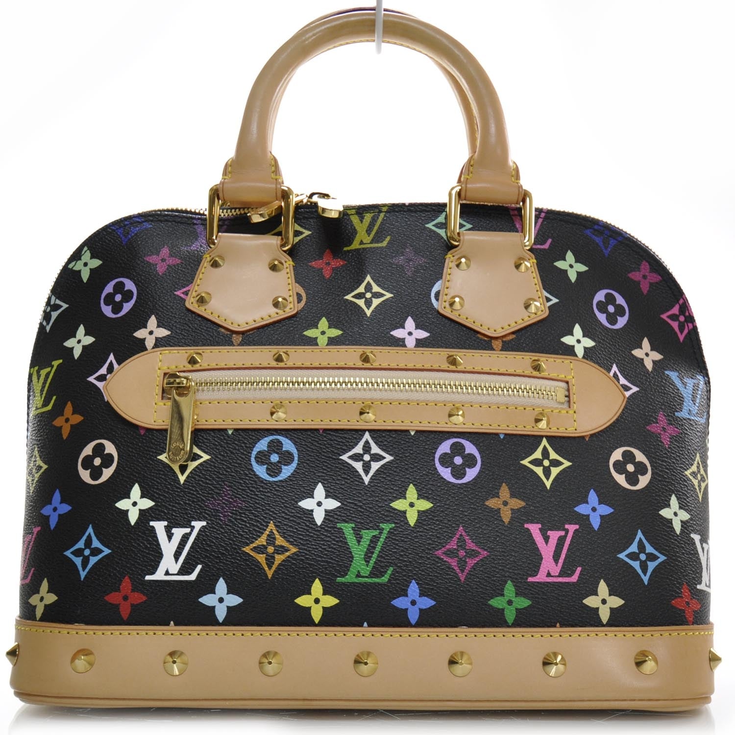 Louis Vuitton Monogram Multicolor Alma Black 1 of 9