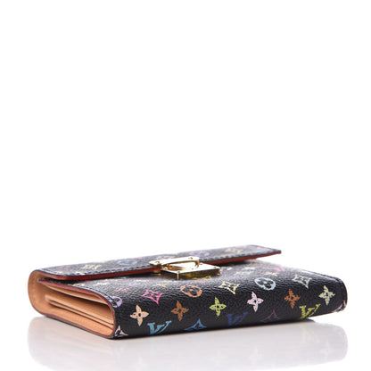 Louis Vuitton Monogram Multicolor Koala Wallet Black 4 of 14