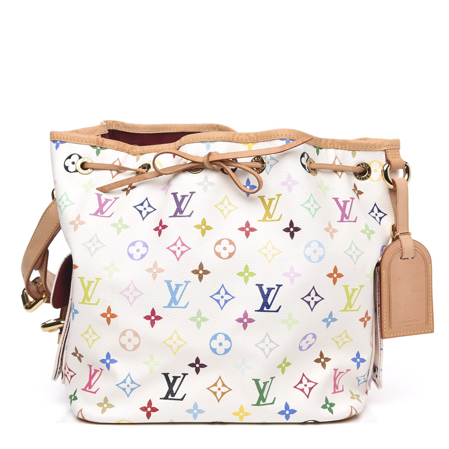 Louis Vuitton Monogram Multicolor Petit Noe White 1 of 15