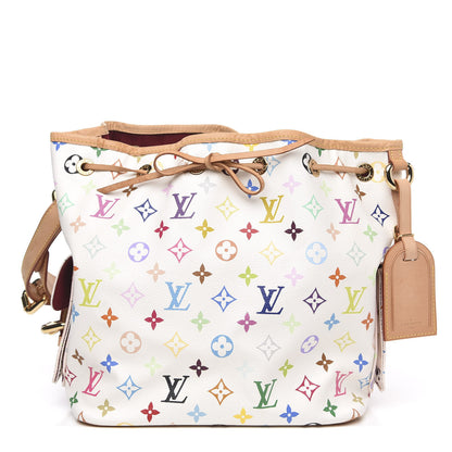 Louis Vuitton Monogram Multicolor Petit Noe White 1 of 15