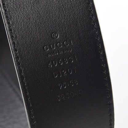 Gucci Textured Calfskin Double G 40mm Belt 95 38 Black 4 of 8