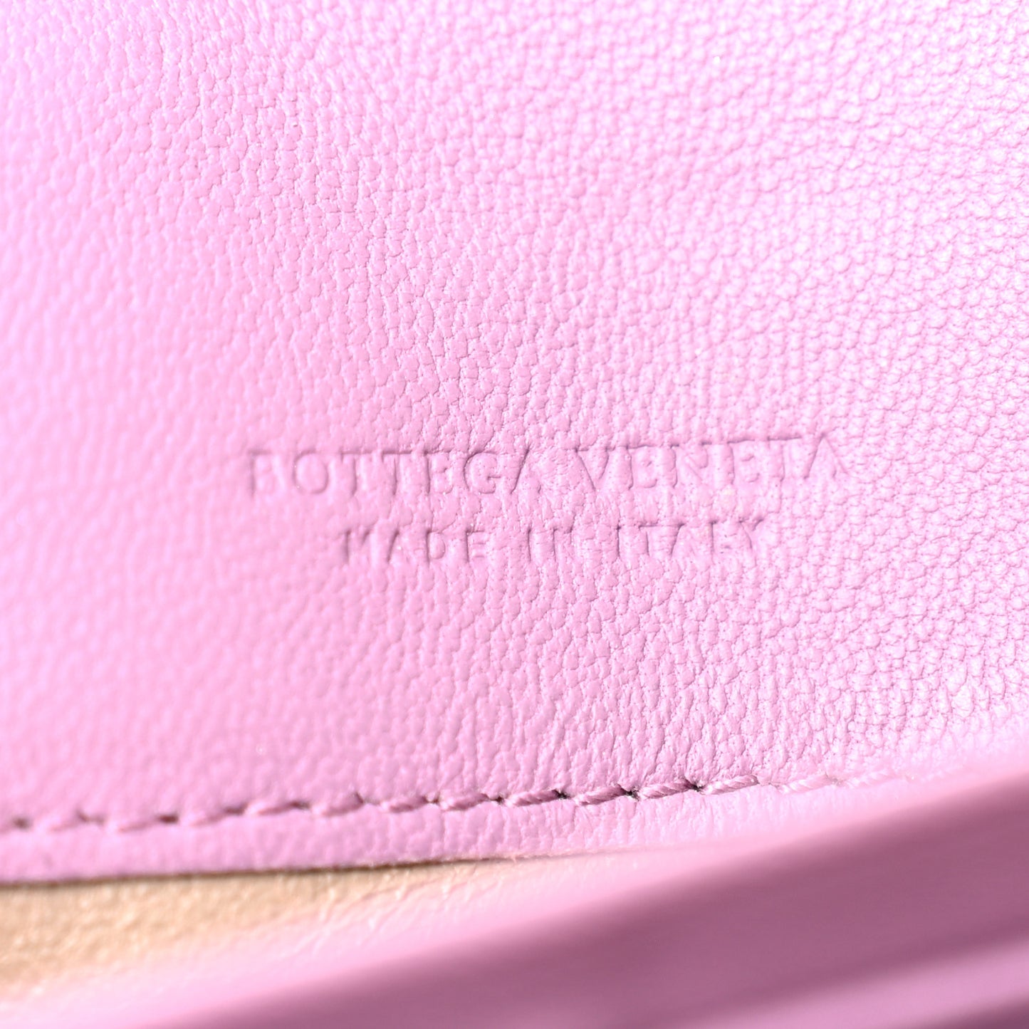 Nappa Intrecciato Continental Flap Wallet Lilac