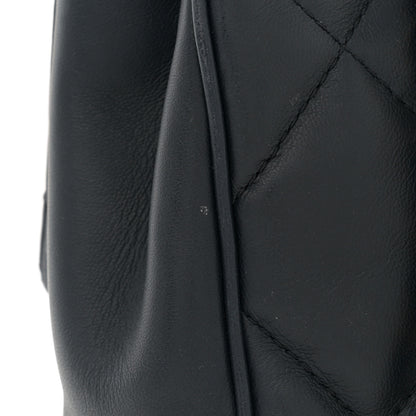 Chanel Lambskin Quilted Easy Carry Flap Navy 11 of 12
