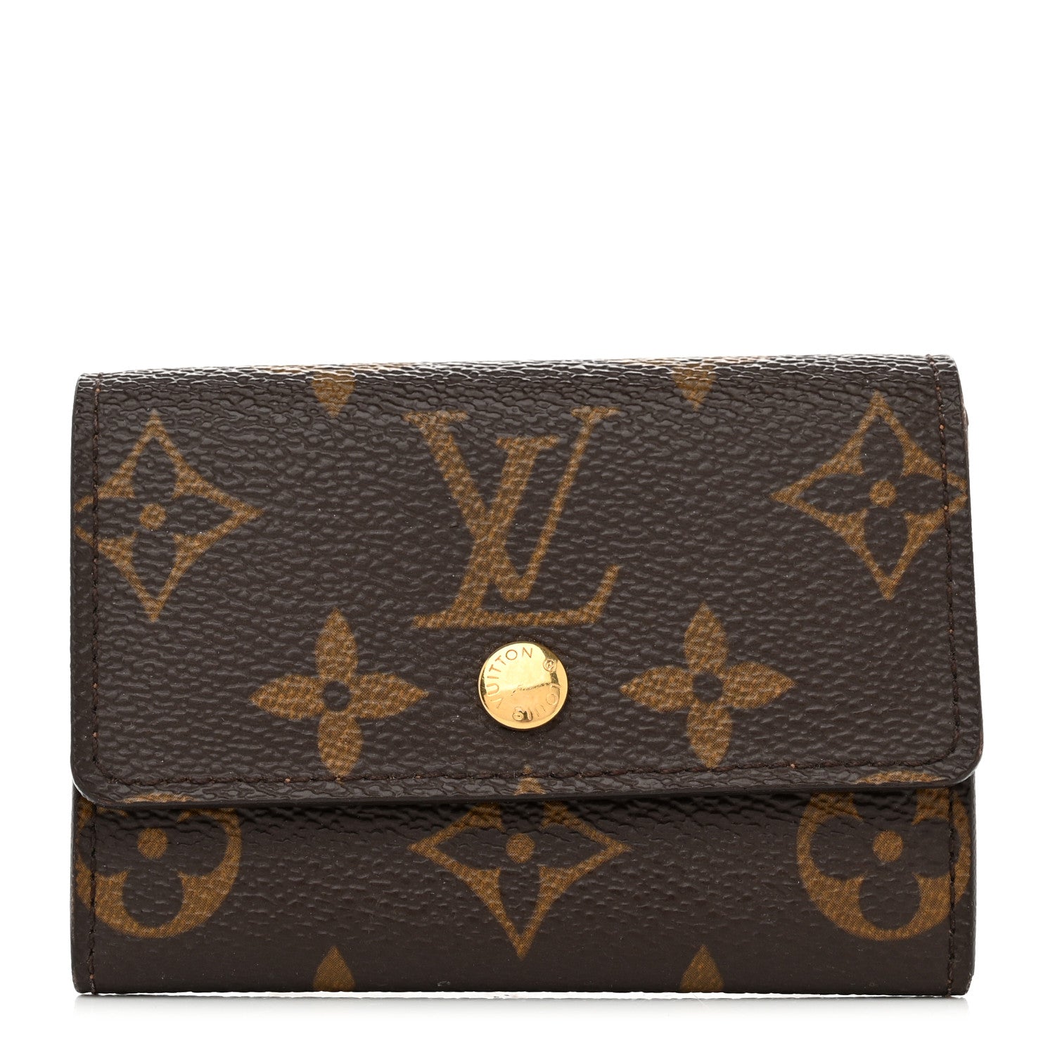 Louis Vuitton Monogram Porte-Monnaie Plat Coin Purse 1 of 9