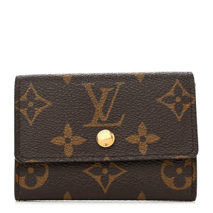 Louis Vuitton Monogram Porte-Monnaie Plat Coin Purse 1 of 9