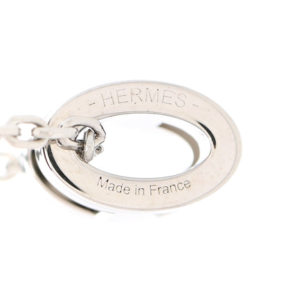 Hermes Lacquered Palladium Mini Pop H Pendant Necklace Black 5 of 7