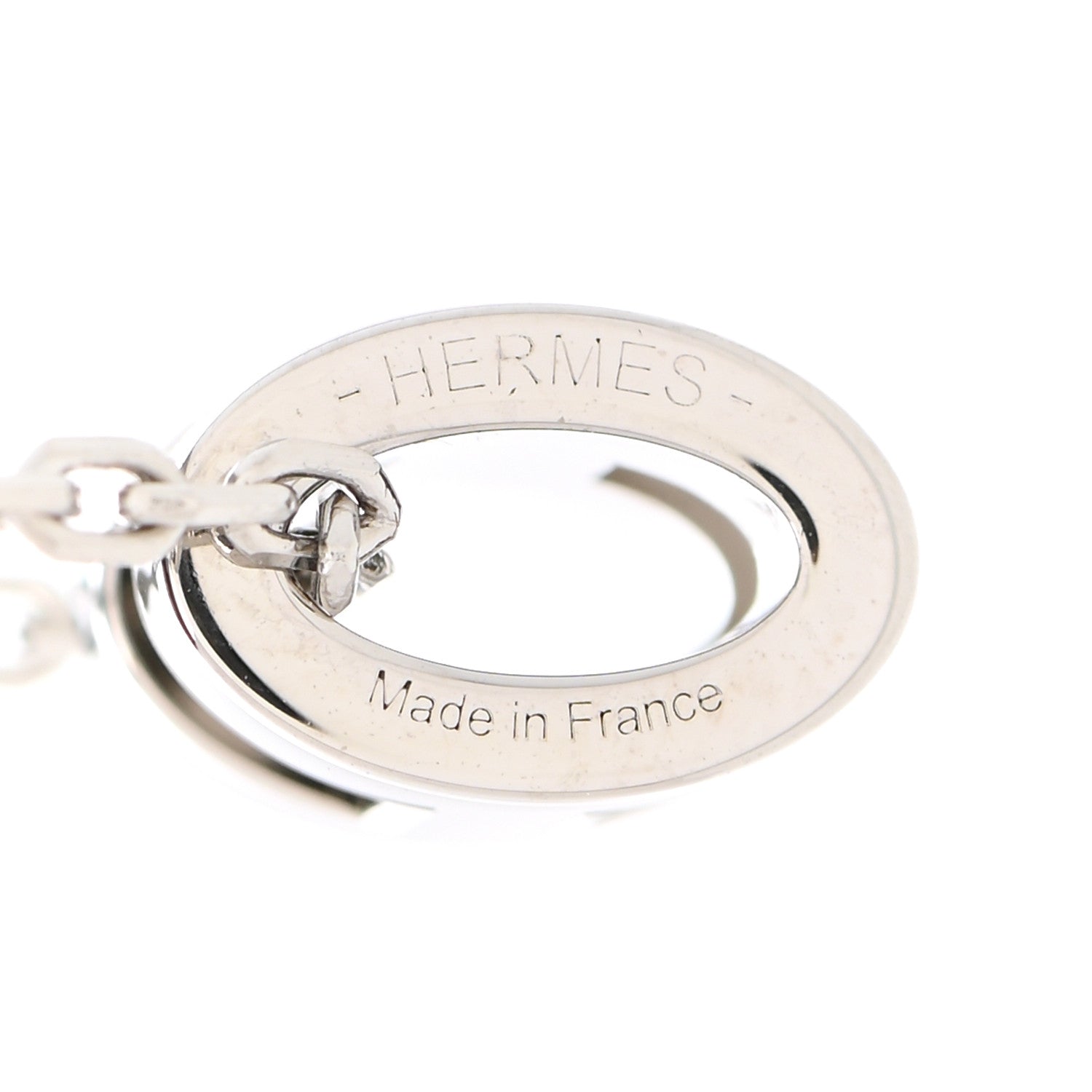 Hermes Lacquered Palladium Mini Pop H Pendant Necklace Black 5 of 7
