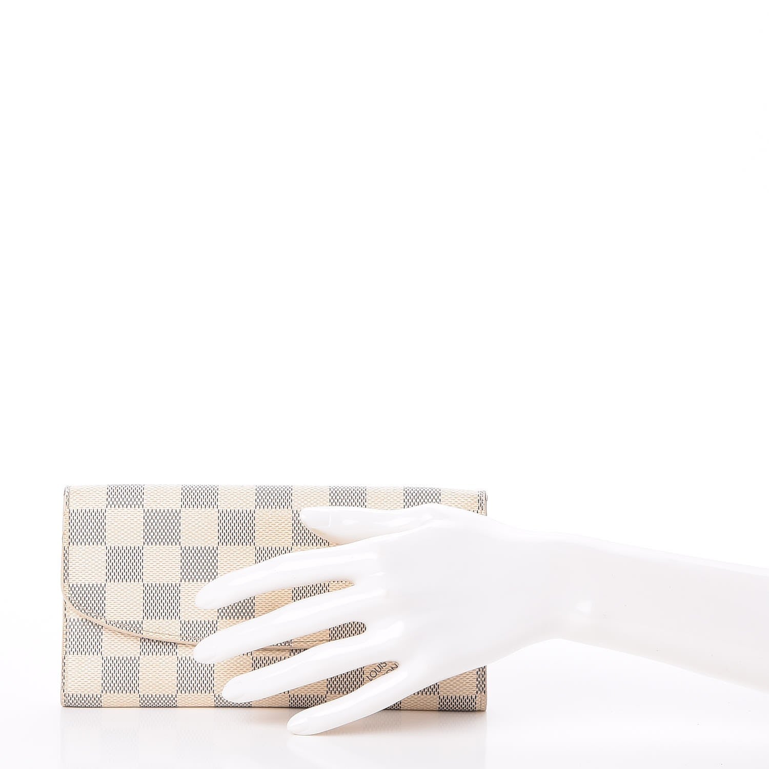 Louis Vuitton Damier Azur Emilie Wallet 2 of 7