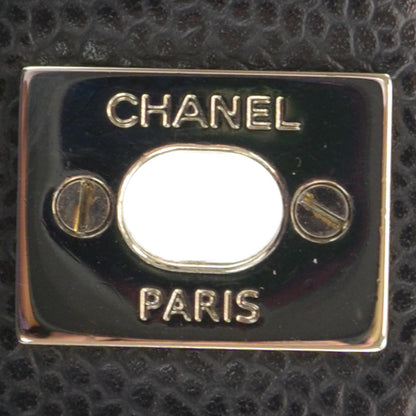 Chanel Caviar Quilted Medium Double Flap Black 6 of 9