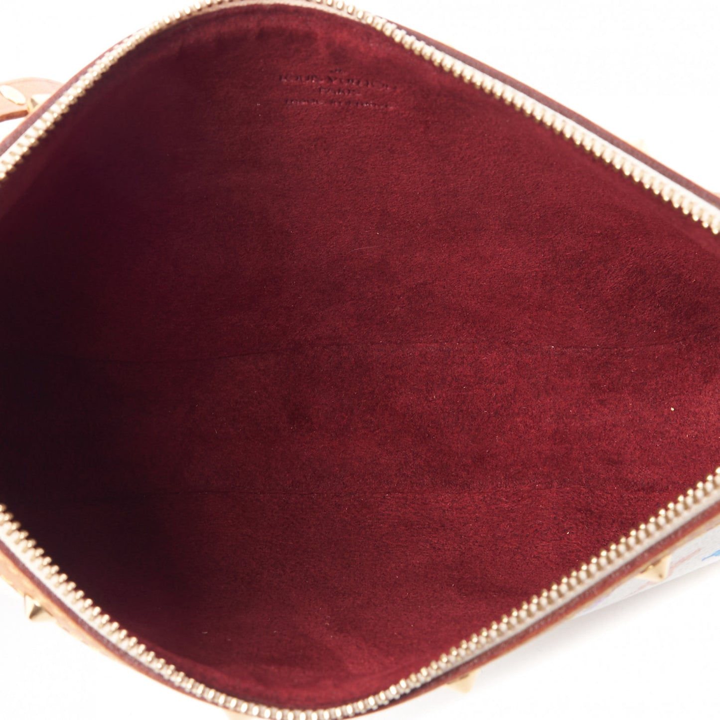 Monogram Multicolor Pochette Accessories White