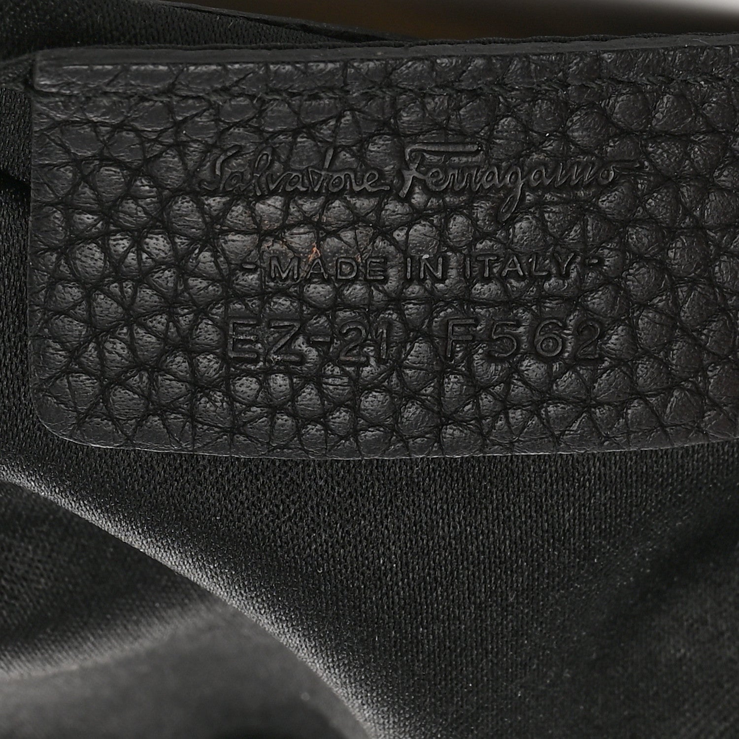 Salvatore Ferragamo Calfskin May Clutch Black 7 of 8